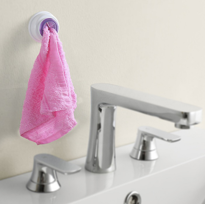 No-Drill Creative Kitchen Towel Clip Holder and Hook